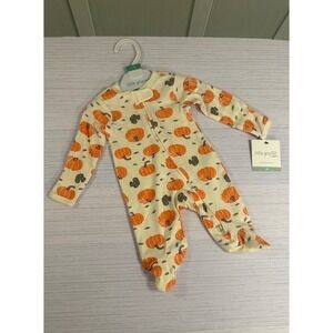 Little Planet by Carters Newborn Pumpkin Organic Cotton Sleep and Play Sleeper